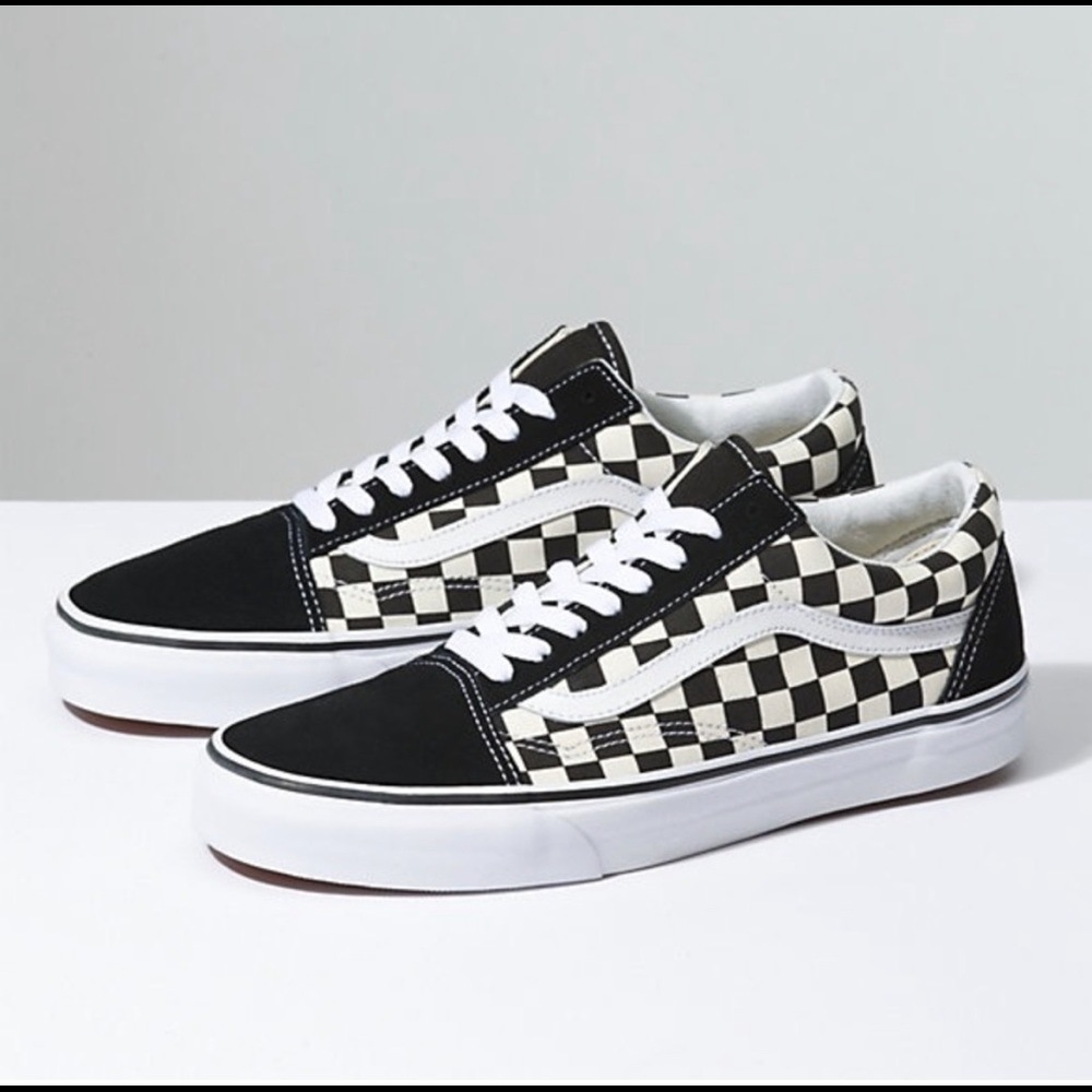 Checkered Vans Old Skool